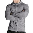 thumbnail image 2 of Mens Sweatshirt Under $10 Men's Sweatshirt Hoodies Long Sleeve Zipper Sports Solid Color Fitness Pullover Hoodie Breathable Sweatshirt, 2 of 9