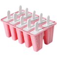 thumbnail image 1 of Moules à Popsicle 10 Pcs Moules à Glace en Silicone Réutilisables Démoulage Facile, 1 of 4
