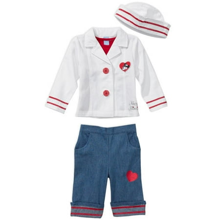 Disney - Minnie Mouse ''Ahoy Minnie'' 4-Piece Capri Set for Girls - Infant