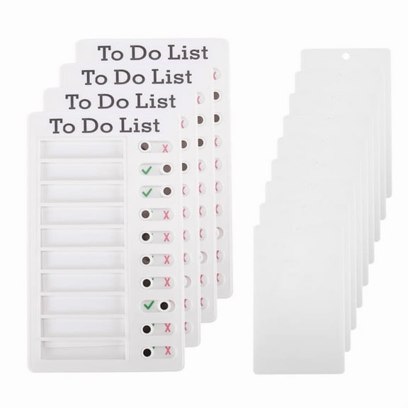 4 Pcs to Do List Memo Board with 8 Cards