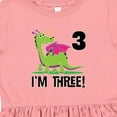 thumbnail image 4 of Inktastic 3rd Birthday Girl Dragon Girls Toddler Dress, 4 of 5