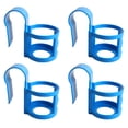 thumbnail image 1 of Poolside Cup Holder, No Spill Blue Drink Holder for Above Ground Pools, Fits 2 Inch or Less Round Top Bar, 1 of 7