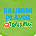 thumbnail image 4 of Inktastic Billiards Player in Training Boys or Girls Baby Bib, 4 of 4