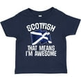 thumbnail image 3 of Inktastic Scottish Pride Scotland Flag Boys or Girls Toddler T-Shirt, 3 of 5