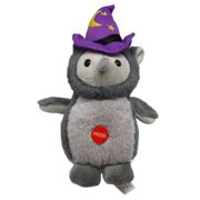 Soft Spots Wizard Owl Plush Toy: Gray Owl Plush Toy - By Ganz (5in)