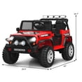 thumbnail image 2 of Patiojoy Kids Ride on Truck 12V Electric Truck w/Remote Control Battery Powered Ride on Toy Car Red, 2 of 10