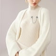 thumbnail image 2 of lanema Alloy Sweater Chain Clip Fashionable Cardigan Brooch Pin Clothing Fastener Elegant Outfit Accessory for Fashion Lovers, 2 of 8