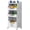 3 Medium-Tier, variant on Rolling Laundry Hamper with Wheels, Folding Utility Cart, Kitchen Storage Organizer, Stackable Open Front Bins, Plastic Clothes Basket