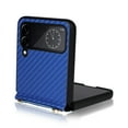 thumbnail image 3 of Allytech Galaxy Z Flip 4 Case with Shoulder Strap, Carbond Fiber Protective Anti-scratch Drop Proof Adjustable Strap Wrist Case Cover for Samsung Galaxy Z Flip 4 5G (2022)- Blue, 3 of 7