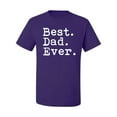 thumbnail image 2 of Wild Bobby,Best. Dad. Ever. Cool Idea, Father's Day, Men Graphic Tees, Purple, 2XL, 2 of 3
