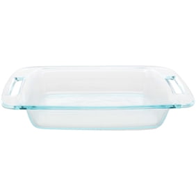 Pyrex C-232 2qt Easy Grab Clear Glass Rectangular Baking Dish