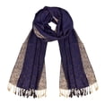 thumbnail image 3 of Elegant Floral Pattern Pashmina Wrap Shawl Scarf, 3 of 4