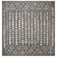 thumbnail image 6 of SAFAVIEH Tulum Goddard Moroccan Geometric Area Rug, Dark Grey/Ivory, 8' x 10', 6 of 10