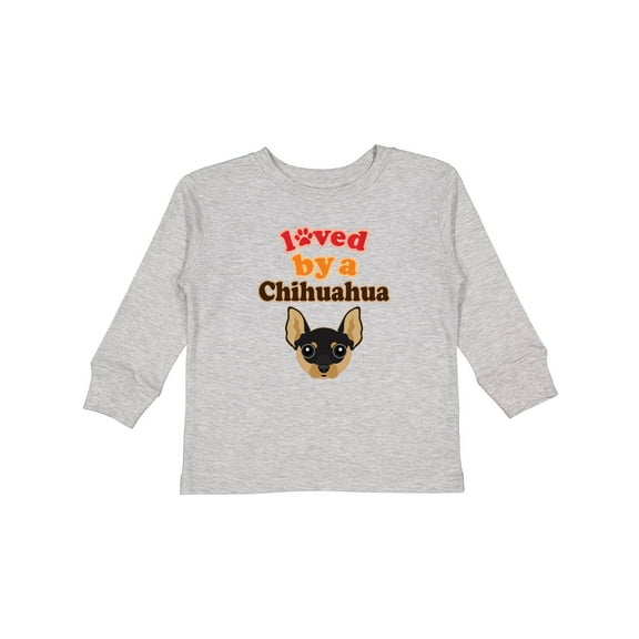 Inktastic Chihuahua Dog Gift Idea Boys or Girls Long Sleeve Toddler T-Shirt