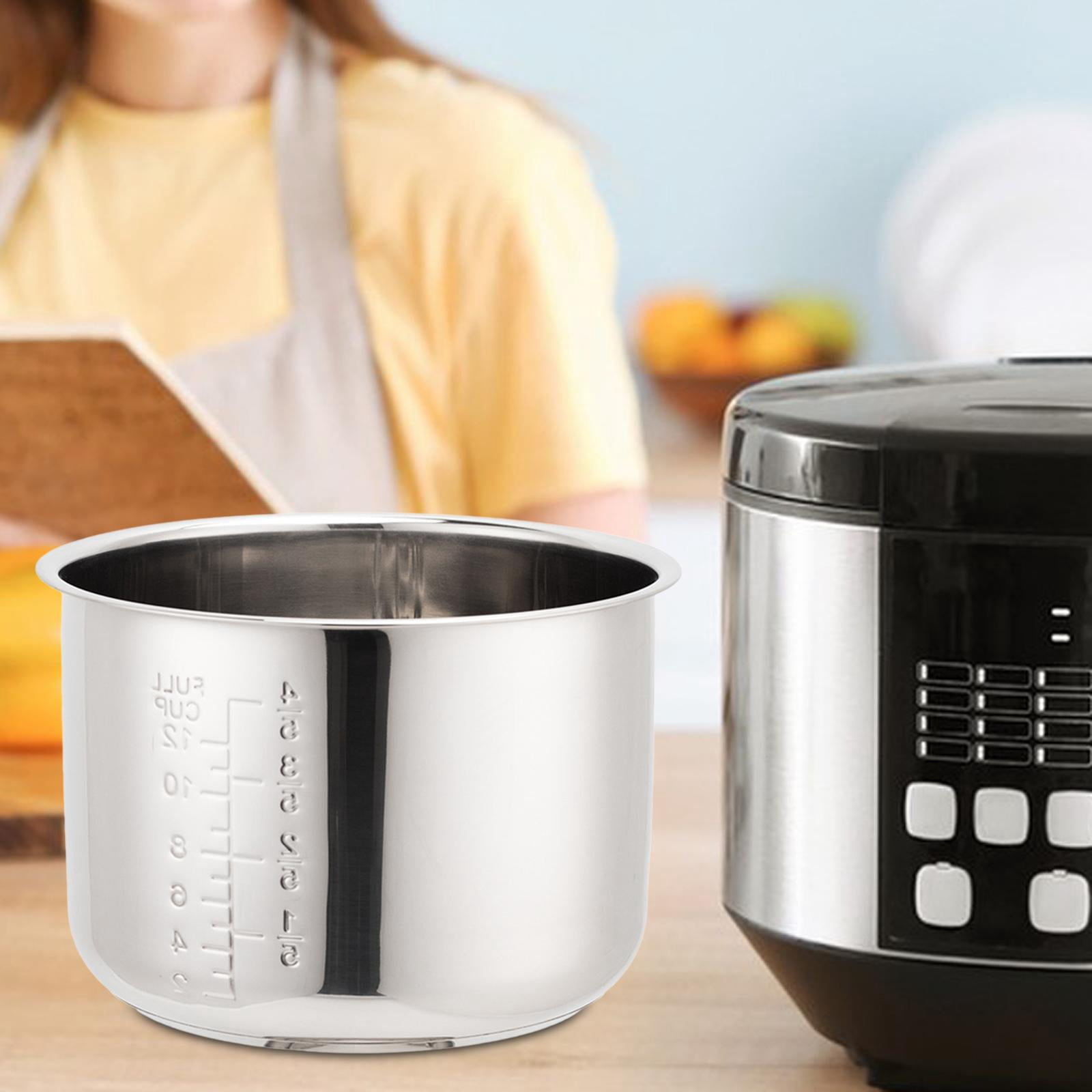 TISHITA Rice Cooker Inner Container, Inner Pot, Easy to Clean, Versatile, , Kitchen Utensils, Cookware for Kitchen And Household 6L