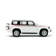 thumbnail image 3 of 1:64 Scale Paudi Nissan Patrol White Diecast Model Car Miniature Toy Car Vehicle, 3 of 13