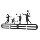 thumbnail image 2 of Colgador de exhibición para medallas, soporte para pared, hierro para carreras deportivas, estante de almacenamiento de medallas de montado en la Bádminton, 2 of 8