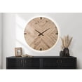 thumbnail image 5 of Monarch Specialties - Clocks, 30" Round, Large Oversized, Wall Clock, Brown, Contemporary, Modern, 5 of 5