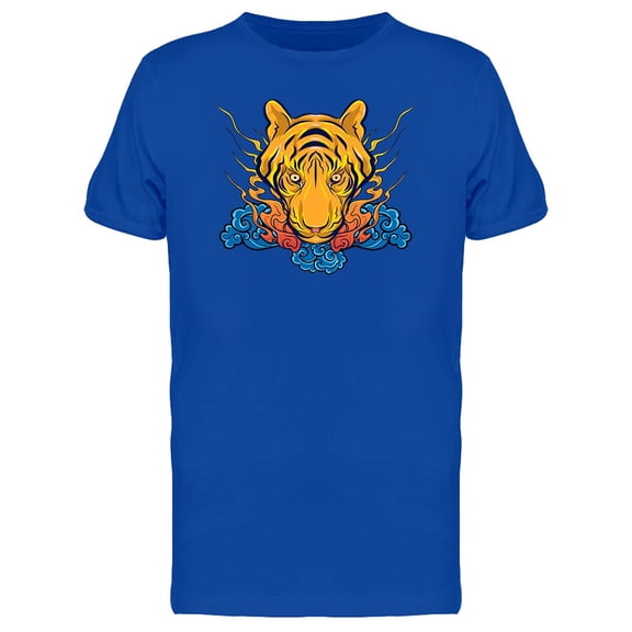 Tattoo Graphic Japanese Tiger   Tee Men's -Image by Shutterstock