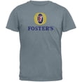 thumbnail image 1 of Foster's - Distressed Logo Grey Soft T-Shirt, 1 of 1