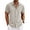 Champagne, variant on Coshow Mens Short Sleeve Casual Button Down Shirts Summer Dress Shirts