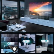 Yaber Buffalo U2 HIFI Stereo Projector with 720P Resolution, WiFi Wireless Screen Mirroring, Zoom Function, Portable Home & Outdoor Projector,White