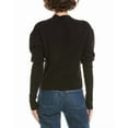 thumbnail image 2 of Madewell womens  Lightweight Juliette Puff Sleeve Alpaca-Blend Sweater, l, Black, 2 of 3