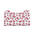 thumbnail image 4 of Lsque Watermelon Printed Long Tissue Box Cover Holder, Facial Paper Organizer Dispenser,Triangle with Bottom Belt, PVC Leather Decorative Organizer, 4 of 9