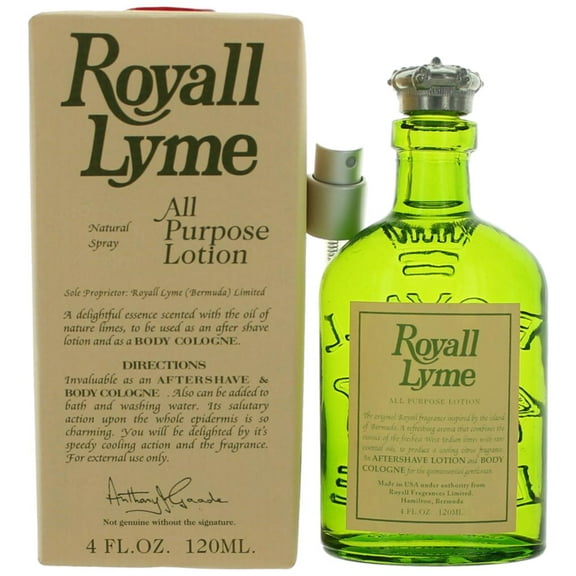 Royall Lyme by Royal Fragrances 4 oz All Purpose Lotion