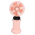 thumbnail image 4 of Ventilador de cuello Modo de 5 velocidades Flujo de aire fuerte Indicador de batería LED Ventilador de mano USB manos libres desmontable para viajes de oficina a casa, 4 of 14