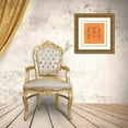 thumbnail image 3 of Frontline 20x20 Gold Ornate Wood Framed with Double Matting Museum Art Print Titled - Orange Dancers, 3 of 4