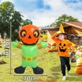 thumbnail image 3 of Dserhfy Halloween Inflatable Pumpkin Decoration Spooky Giant Blow Up Figure with Pumpkin Head for Lawn Yard Party Garden Outdoor Decoration, 3 of 8