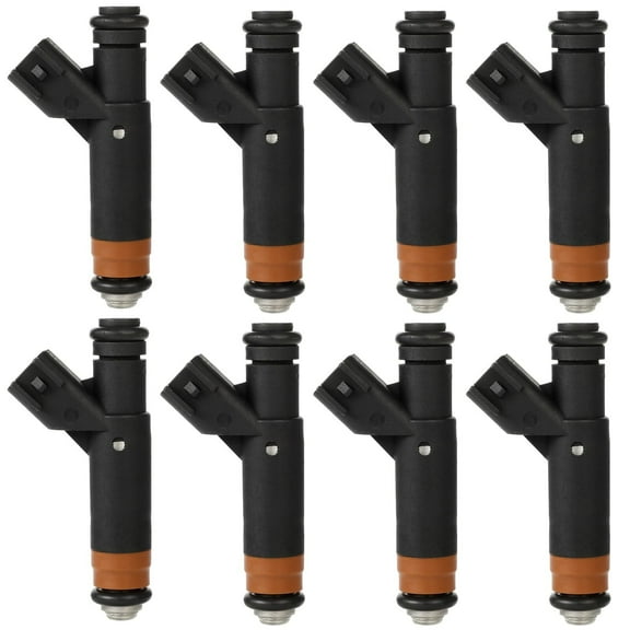8Pcs CCIYU 4 Holes Fuel Injector Kits fit for 2006-2009 for Ford for Explorer, 2007-2009 for Ford for Explorer Sport Trac, 2005-2009 for Ford for Mustang FJ461,4L8Z9F593AA