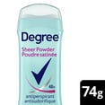 thumbnail image 2 of Degree Antiperspirant Stick for Women, Sheer Powder, 48-Hour Sweat & odour Protection, 74g, 2 of 7