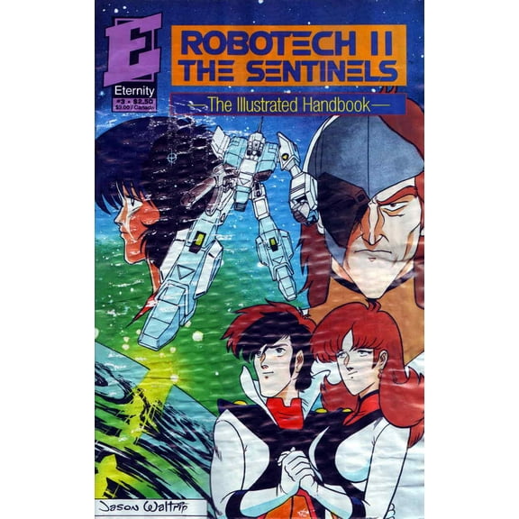 Robotech II: The Sentinels: The Illustrated Handbook #3 VF ; Eternity Comic Book