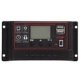 thumbnail image 1 of Controlador de carga solar Panel solar Regulador inteligente de batería con puerto USB dual 12V/24V PWM Parámetro automático Pantalla LCD ajustable 70A, 1 of 14