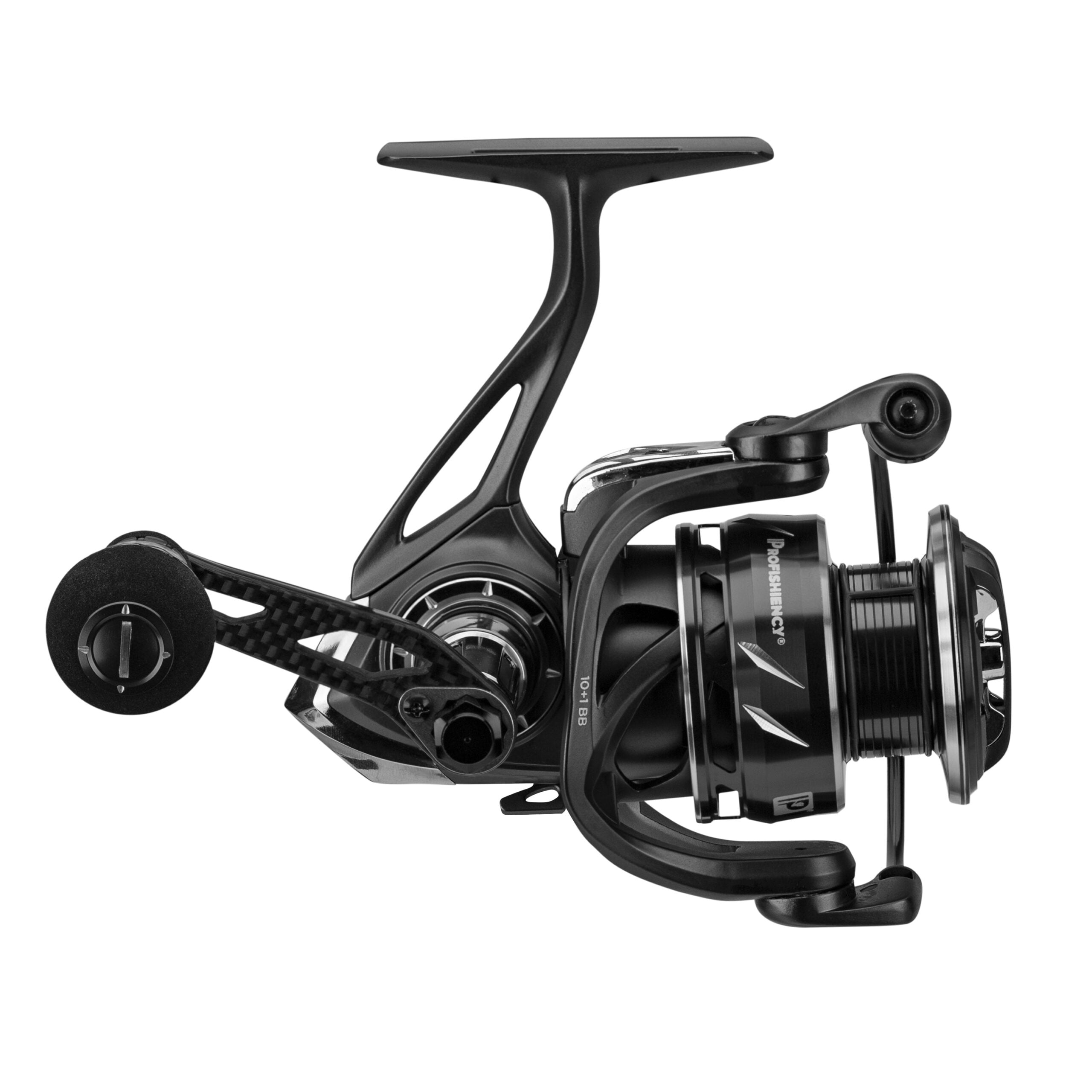 ProFISHiency A12 Charcoal and Silver Spinning Fishing Reel - 3000
