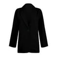 thumbnail image 3 of BLOCLOALO 2 Piece Lounge Set Long Sleeve Tops Outfits Business Casual Outfits Dressy Casual Pant Suits Plus Size Wide Pants Suit Set V Neck Sweaters Business Suits Soft Lounge Sets Black L, 3 of 4