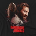 thumbnail image 2 of Popfunk Dangerous Animals Splatter Unisex Adult Tank Top, Black, 2X-Large, 2 of 4