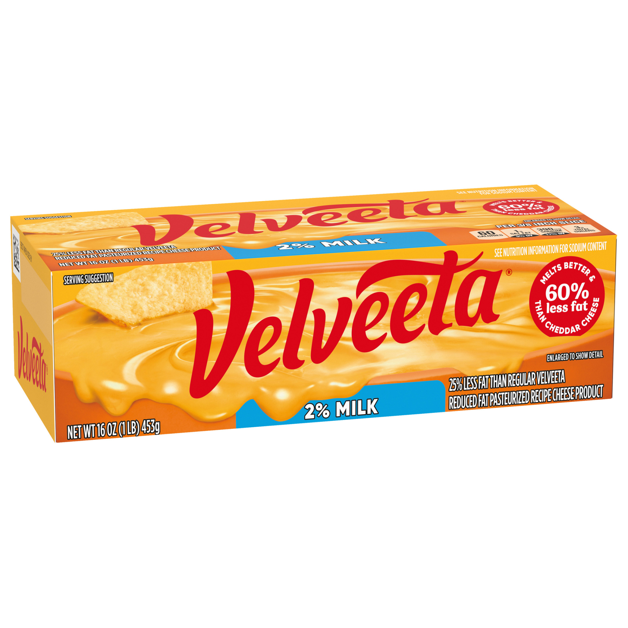 Velveeta 2% Milk Reduced Fat Melting Cheese Dip & Sauce with 25% Less Fat, 16 oz Block - image 11 of 14