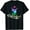 Black, variant on Rainbow DJ Cat Kitty Party Kitten Cool Unisex T-Shirt for Men Women Kids Toddler