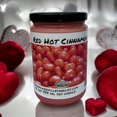 thumbnail image 4 of Red Hot Cinnamon Vegan Coconut Soy 12 oz/ 355 ml Candle Hand-poured, Eco-friendly, Clean Burning, Bakery, Food, Drink Wood Wick, 4 of 5