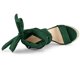 thumbnail image 4 of Sandalias Tacones Cuña Cordones Plataforma Verde 25cm Allegra K, 4 of 7