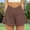 Brown, variant on Crossover Athletic Shorts Shorts Crossover Athletic Shorts 2 in 1 Flowy Running Skorts for Teen, Youth Black L
