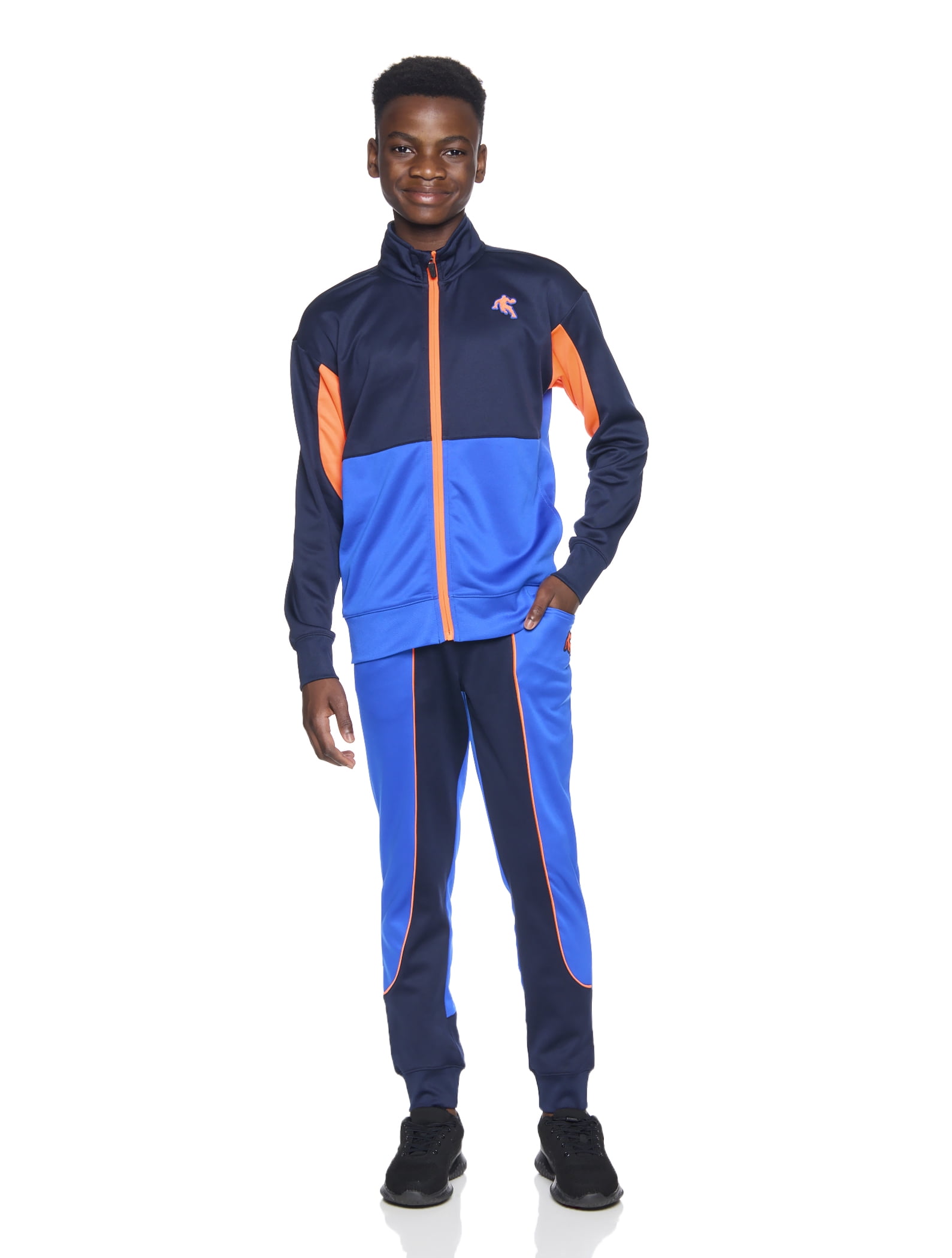 AND1 Boys Jumpball Athletic Colorblock Jogger, Sizes 4-18