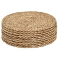 thumbnail image 1 of Juego de manteles individuales Defined Deco, tejido con jacinto de agua, 10 unidades, 30 cm, 1 of 9