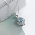 thumbnail image 5 of Valentine's Day Fashion Jewelry Blue Clavicle Chain, 5 of 5