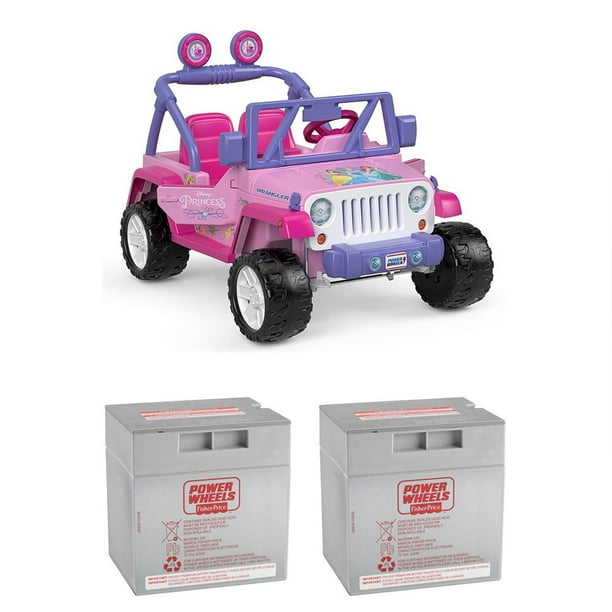  Batería de repuesto Power Wheels Volt Disney Princess Jeep Ride-On (paquete)