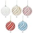 thumbnail image 3 of Christmas Ball Ornaments 5pcs Beads Hanging Balls Christmas Tree Ornaments for Holiday Party Decorations, 3 of 5
