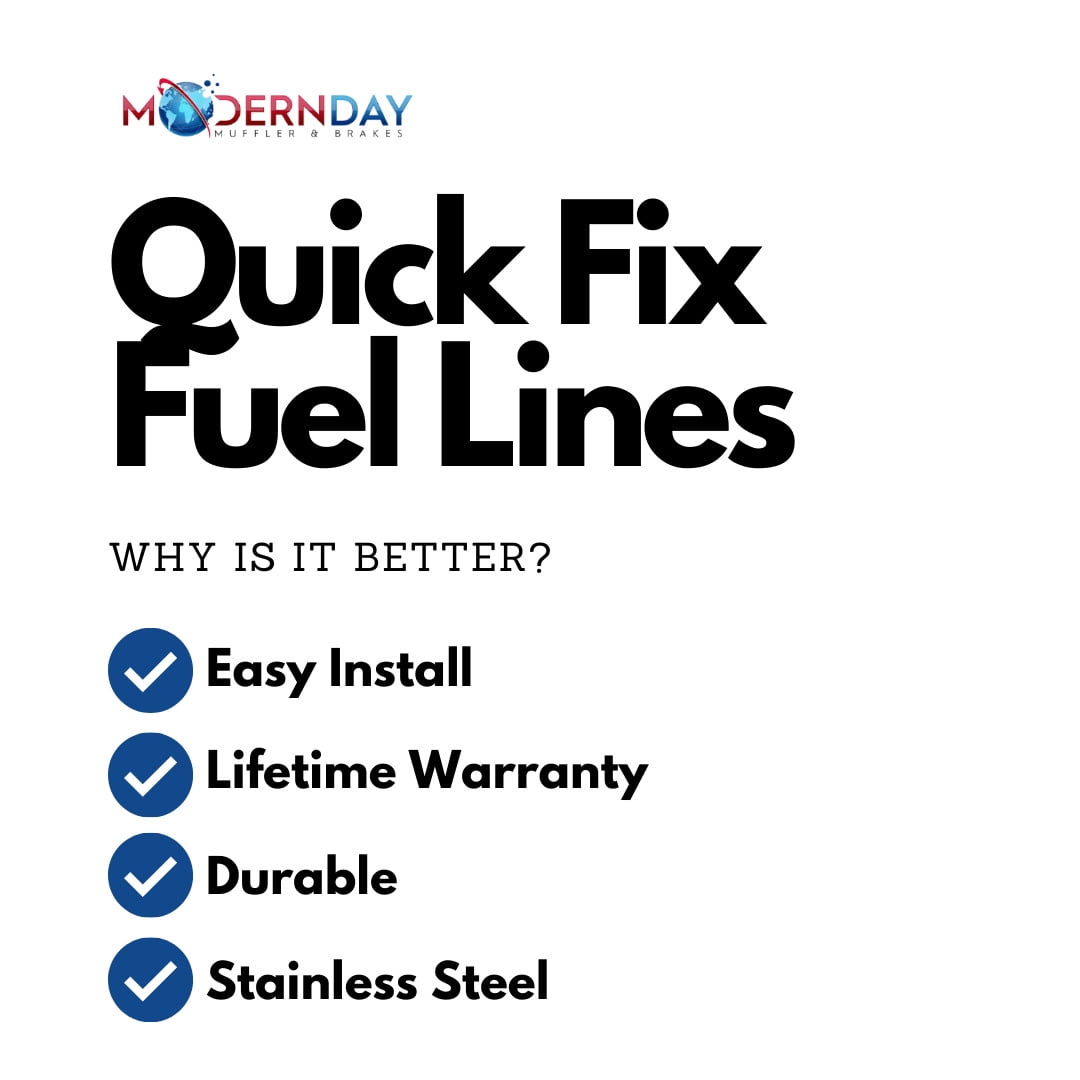01-03 GM 2500HD/3500, Ext Cab w/Gas Engine; Complete Fuel line Kit-QFF0019SS